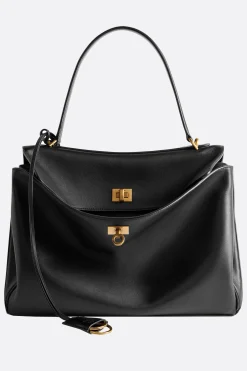 Women BALENCIAGA Rodeo large handbag in smooth leather