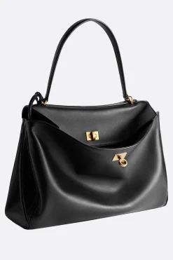 Women BALENCIAGA Rodeo large handbag in smooth leather