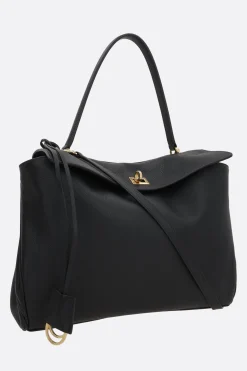 Women BALENCIAGA Rodeo medium handbag in grainy leather