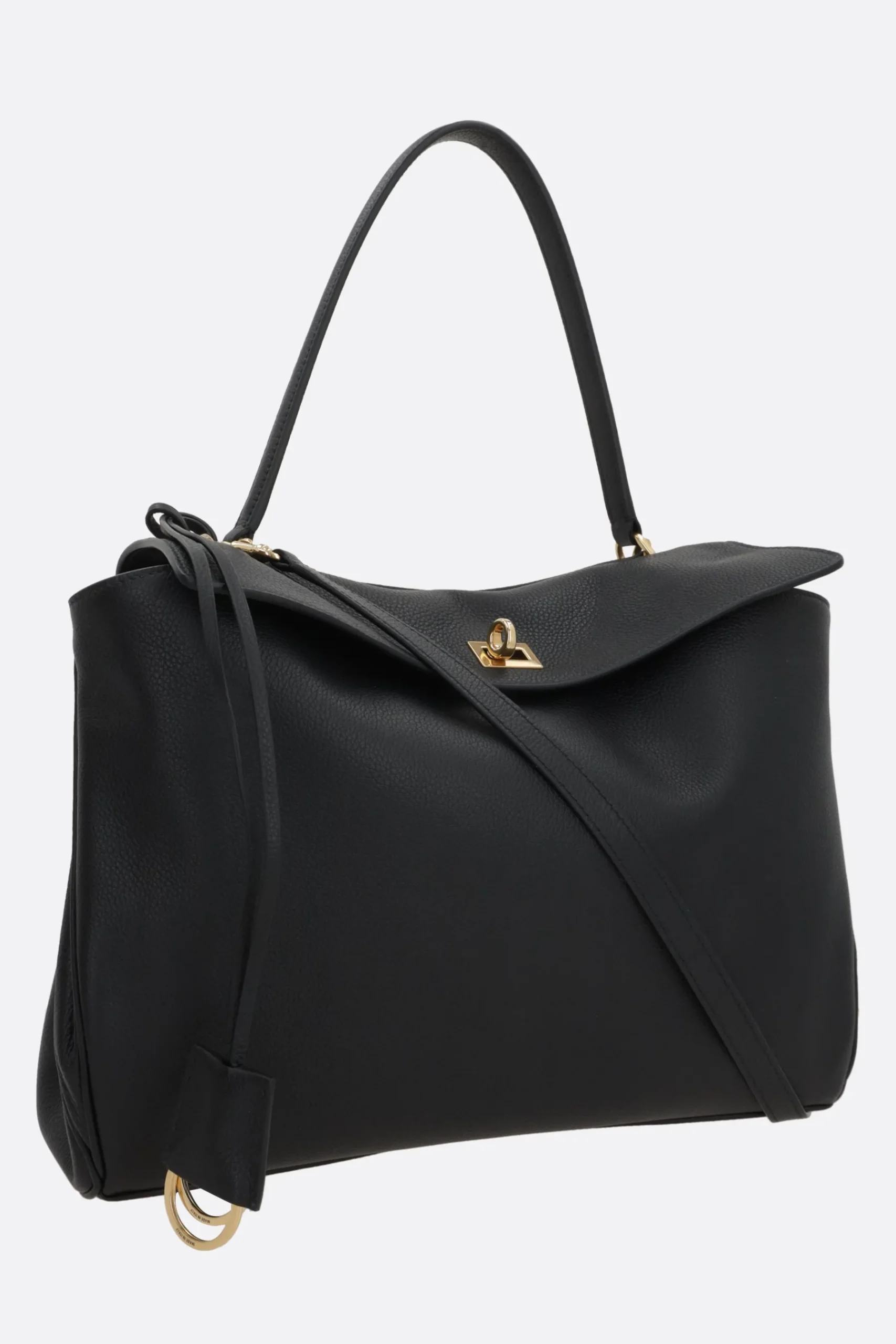 Women BALENCIAGA Rodeo medium handbag in grainy leather