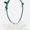 Women PLAN C rope necklace with sequin fringes