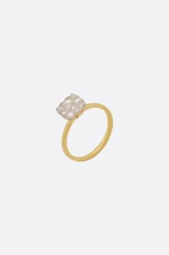 Women HUM Rosecut Diamond Pavé ring