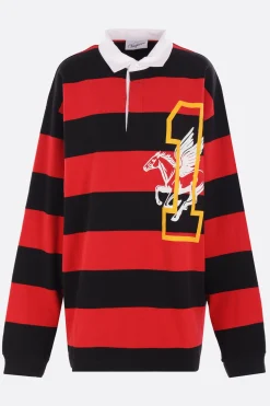 Women VAQUERA Rubgy oversized sweatshirt in striped jersey