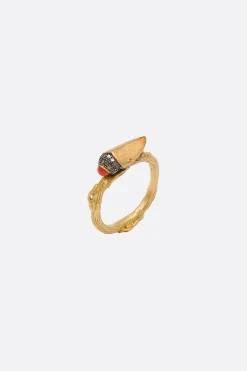 Women BIBI VAN DER VELDEN Rudolf Scarab 18k ring