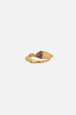 Women BIBI VAN DER VELDEN Rudolf Scarab 18k ring