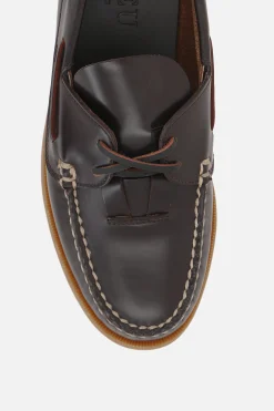 Women HEREU Saler Nautic boat shoes in smooth leather
