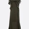 Women SACAI satin and chiffon sleeveless dress