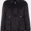 BLACK COMME des GARÇONS satin and twill jacket