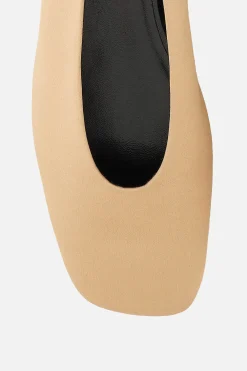 Women GIORGIO ARMANI - 10 CORSO COMO satin ballerinas
