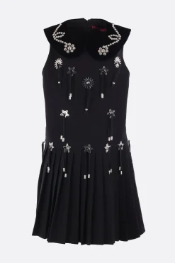 Women CHOPOVA LOWENA Scout sleeveless dress in cotton and velvet