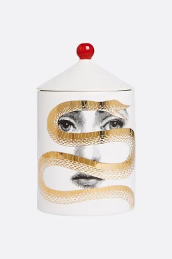FORNASETTI Se Poi scented candle with Peccato Originale Décor