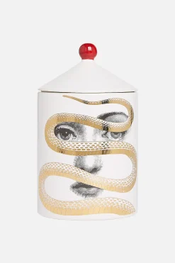 FORNASETTI Se Poi scented candle with Peccato Originale Décor