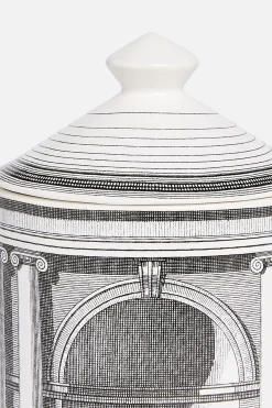 FORNASETTI Se Poi scented candle with Architettura Décor