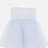 Women CECILIE BAHNSEN Selena top in quilted Nimbus fabric