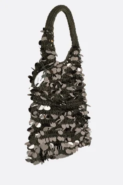Women JW ANDERSON sequin mesh hobo bag