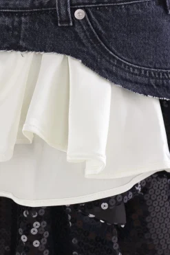 Women ALL IN sequin triple skirt