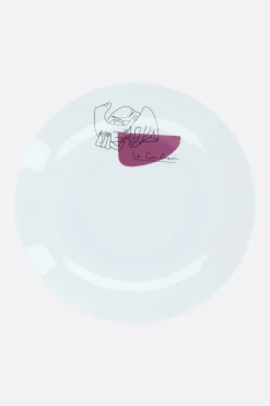 CASSINA Service Prunier: porcelain two flat plate set