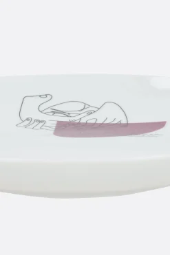 CASSINA Service Prunier: porcelain two flat plate set