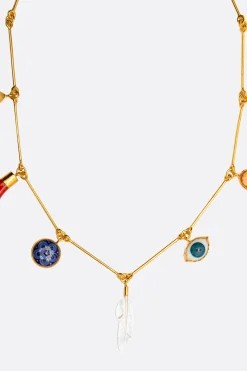 Women GRAINNE MORTON Seven Wire Charm necklace