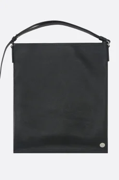 Women BORAGNO X 10 CORSO COMO Sharp large hobo bag in grainy leather