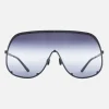 RICK OWENS Shield metal sunglasses