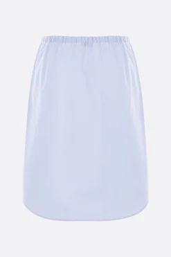 Women DRIES VAN NOTEN Shirty mini skirt in cotton with appliqués