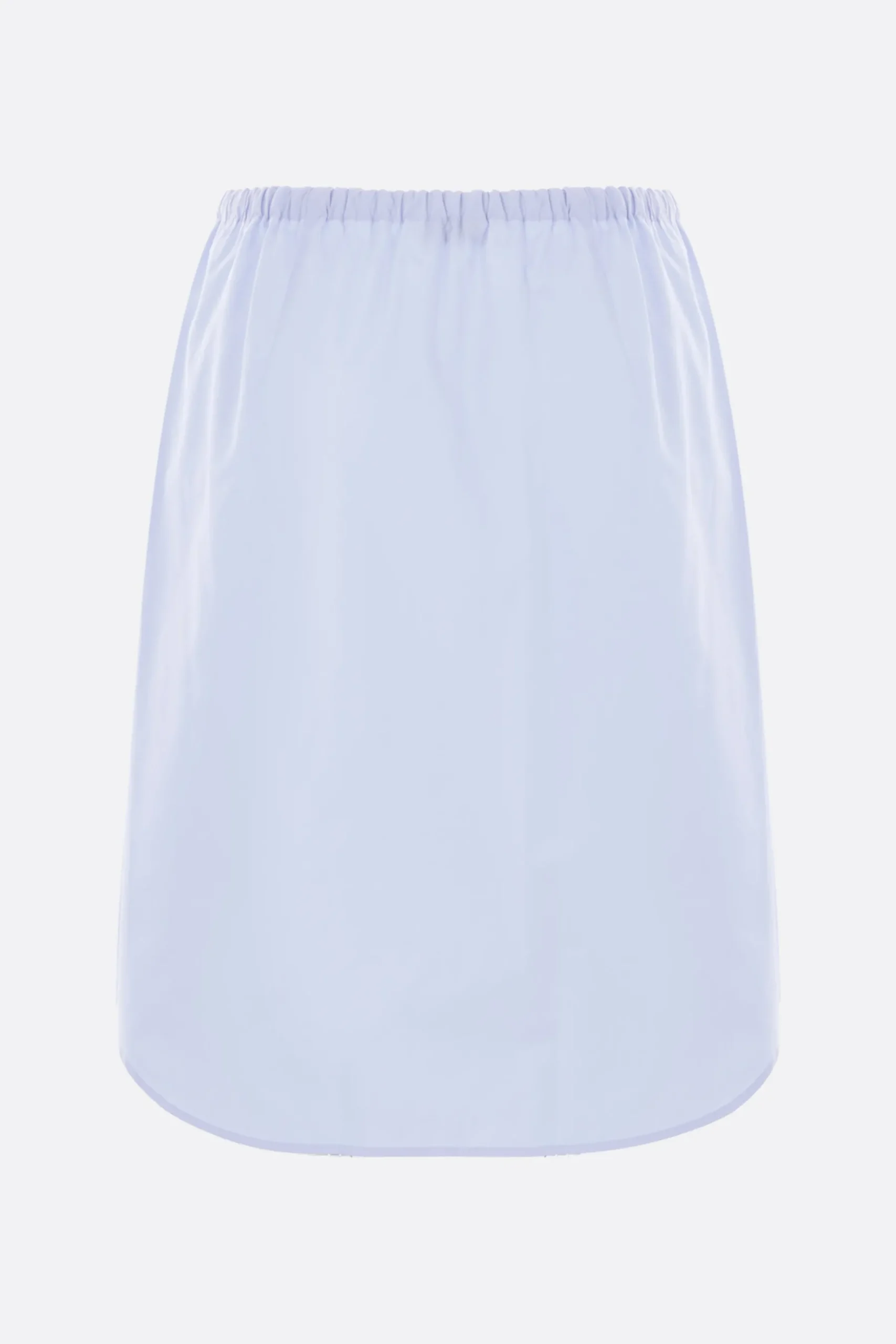 Women DRIES VAN NOTEN Shirty mini skirt in cotton with appliqués