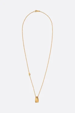 Women BIBI VAN DER VELDEN Short Solo Scarab Opal Fly Wings necklace