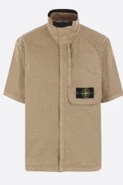 STONE ISLAND short-sleeve shirt in nylon