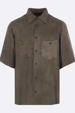 ZIGGY CHEN short-sleeve shirt in silk blend