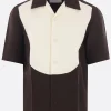 JIL SANDER short-sleeve shirt in viscose and silk