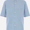 AURALEE short-slevee shirt in Finx cotton