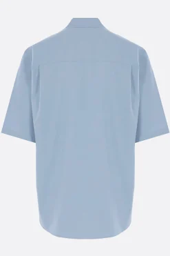 AURALEE short-slevee shirt in Finx cotton