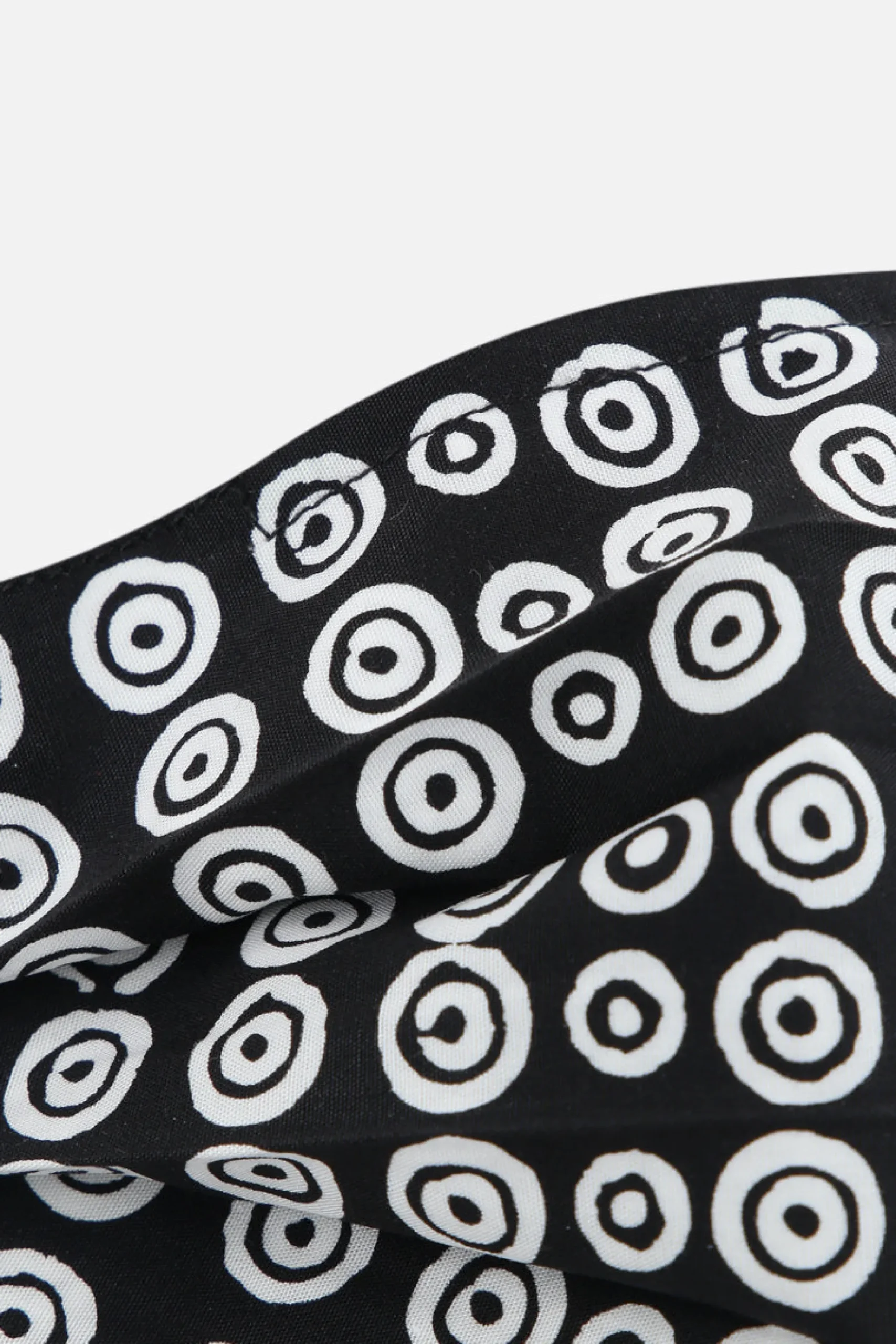 10 CORSO COMO signature circle print fabric fasce mask