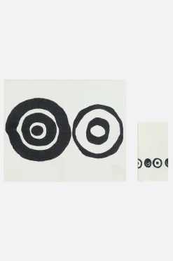 10 CORSO COMO signature circles print linen placemat and napkin set