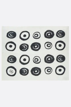 10 CORSO COMO signature circles print linen tea towel