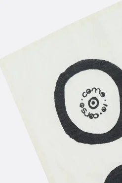 10 CORSO COMO signature circles print linen tea towel