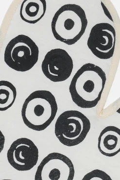 10 CORSO COMO signature circles print linen oven glove