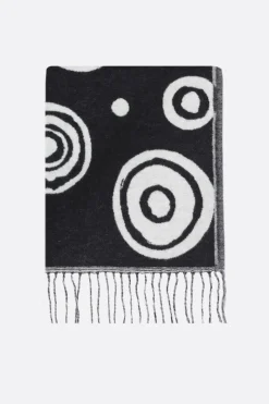10 CORSO COMO signature circles pure new wool reversible blanket