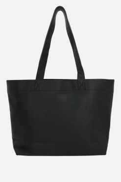 Women DISCORD YOHJI YAMAMOTO Signature tote bag in grainy leather