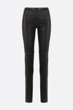 Women ANN DEMEULEMEESTER Signe stretch nappa leggings