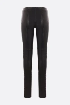 Women ANN DEMEULEMEESTER Signe stretch nappa leggings
