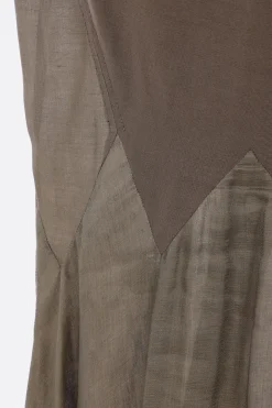 Women YEHUAFAN silk and linen mermaid skirt