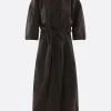 Women LEMAIRE silk blend asymmetrical shirt dress