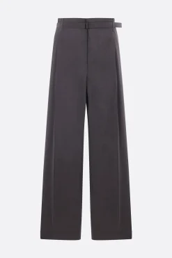 Women LEMAIRE silk blend belted relaxed trousers