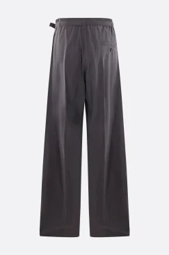 Women LEMAIRE silk blend belted relaxed trousers
