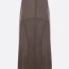 Women YEHUAFAN silk long skirt