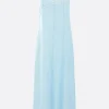 Women MM6 silk slip dress