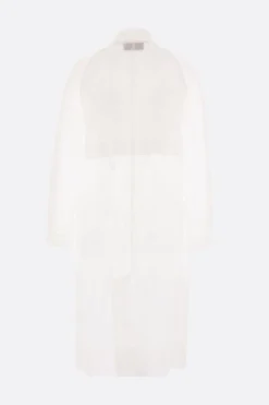 Women SIMONE ROCHA single-breasted coat in organza with flowers