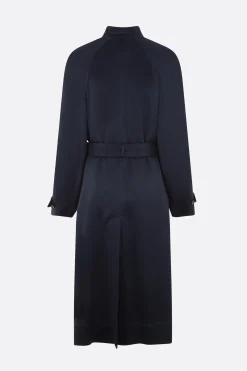 Women 10 CORSO COMO single-breasted envers satin trench coat